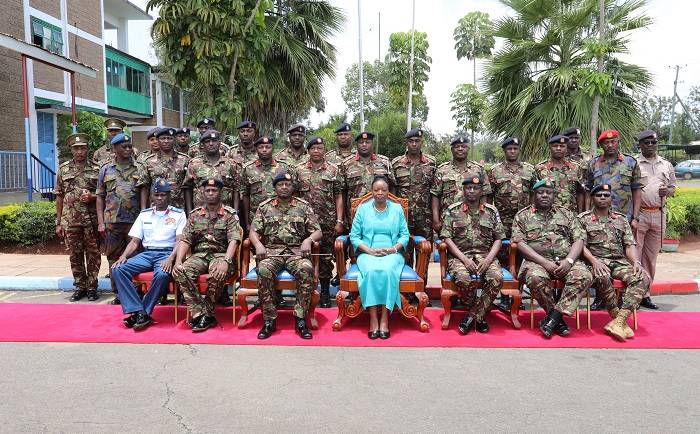 Defence Cabinet Secretary Visits Embakasi Garrison