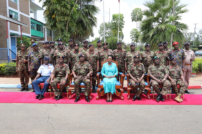 Defence Cabinet Secretary Visits Embakasi Garrison