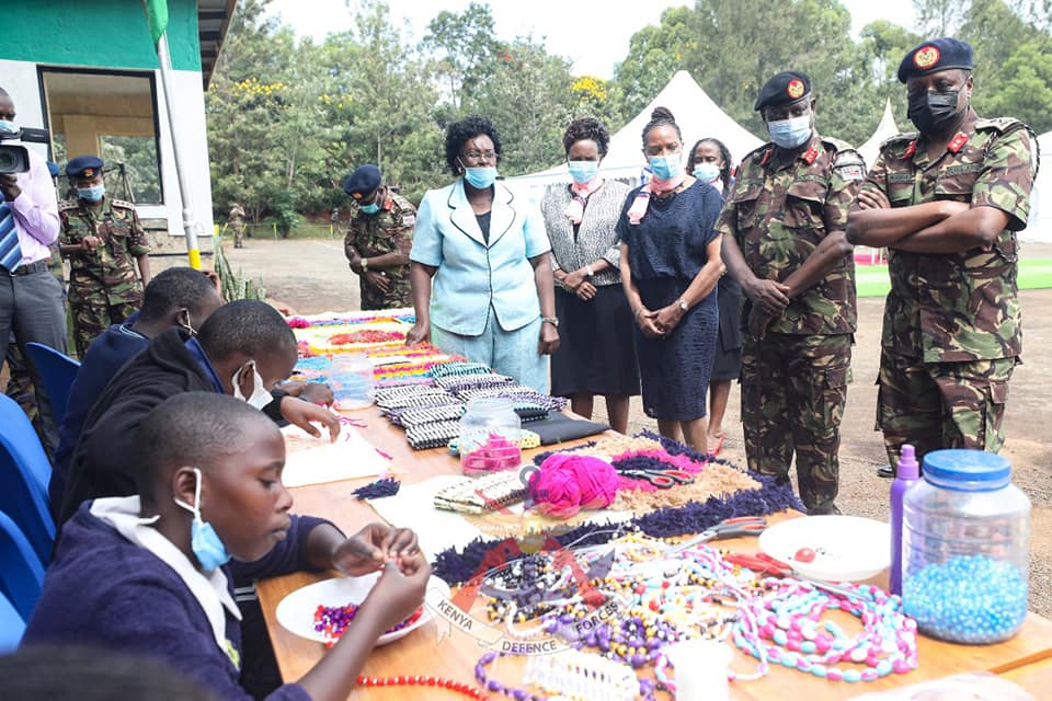 KDF HANDS OVER SPECIAL AID DEVICES TO CHILDREN WITH SPECIAL NEEDS