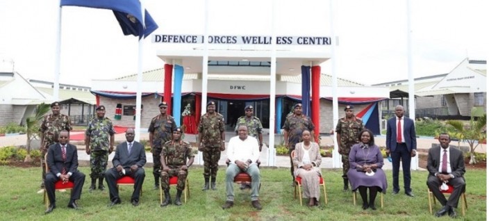 President Uhuru Kenyatta breaks Ground for Ulinzi Sports Complex and inaugurates Wellness Centre.