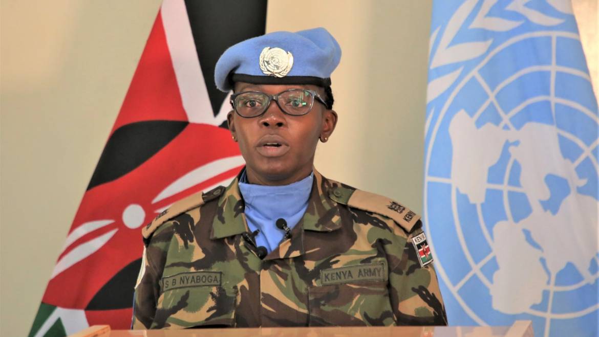 KENYAN PEACEKEEPER WINS UNITED NATIONS MILITARY GENDER ADVOCATE OF THE YEAR 2020 AWARD 