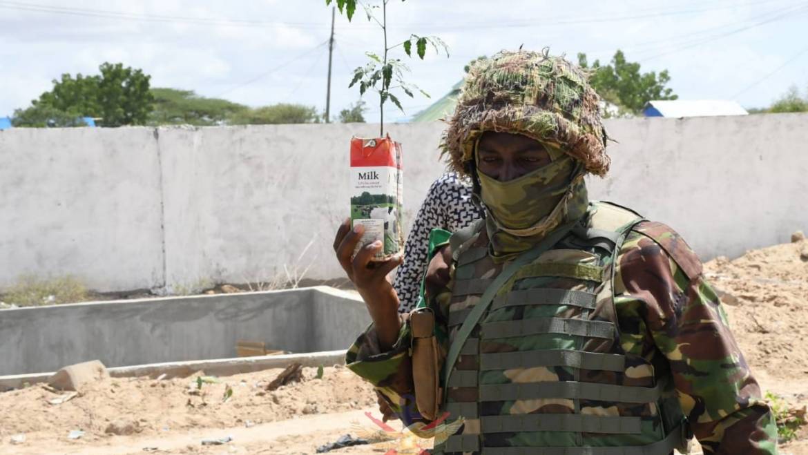 KDF TROOPS IN SOMALIA COMMEMORATE WORLD ENVIRONMENT DAY