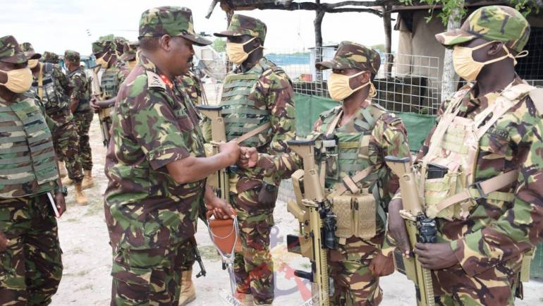 DEPUTY ARMY COMMANDER COMMENDS KDF TROOPS FOR THEIR OFFENSIVE OPERATIONS AGAINST TERRORISM