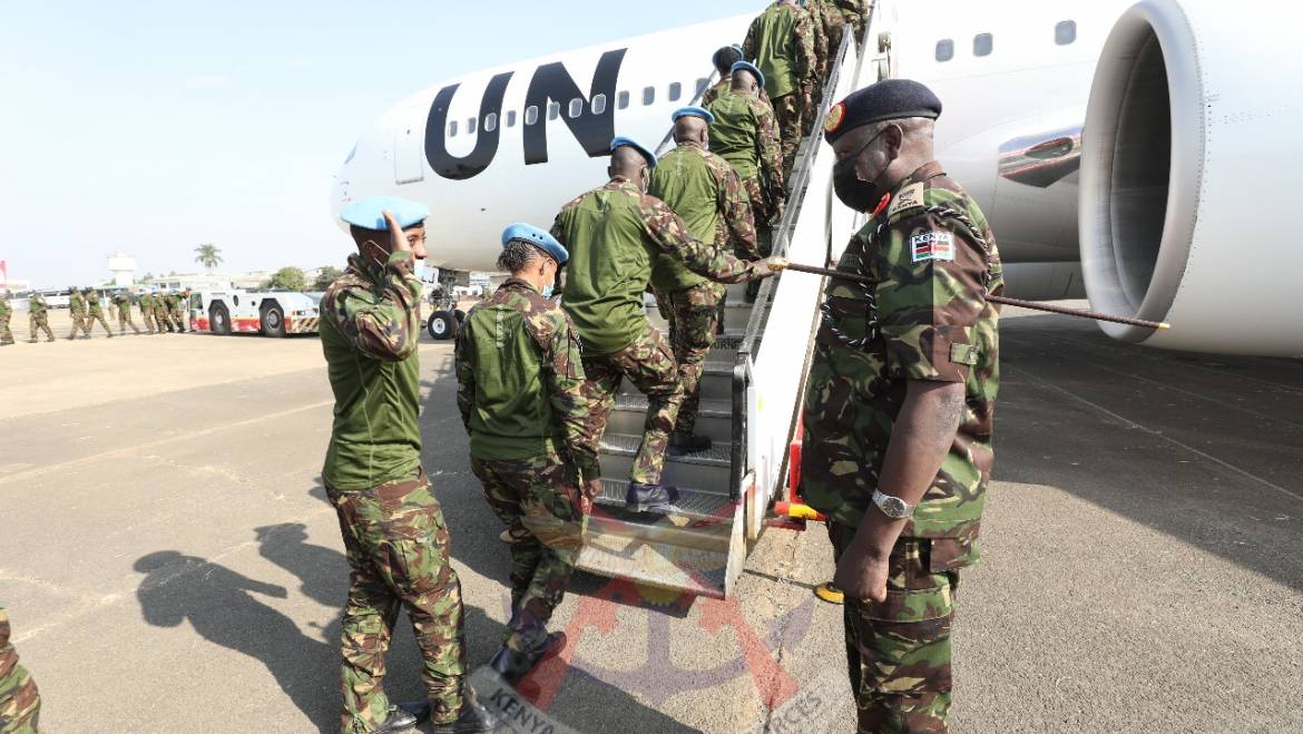 KDF TROOPS OFF TO DRC FOR STABILIZATION MISSION