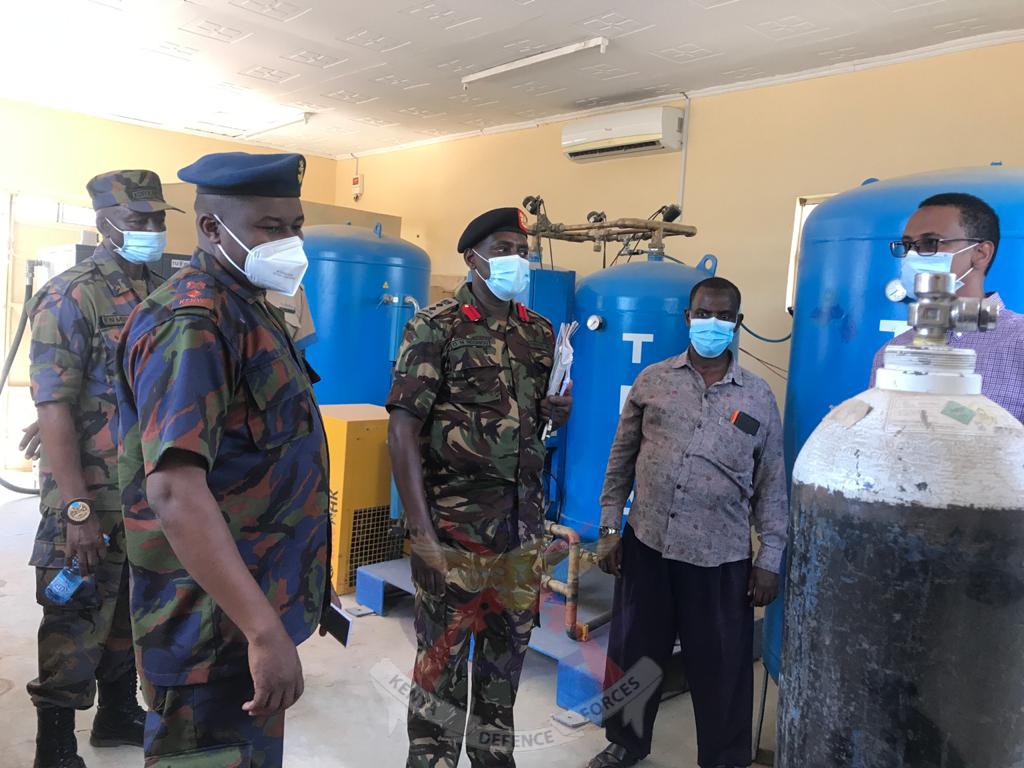 KDF ASSISTS WAJIR HOSPITAL IN RELOCATION AND INSTALLATION OF OXYGEN COMPRESSOR AND TRANSFORMER