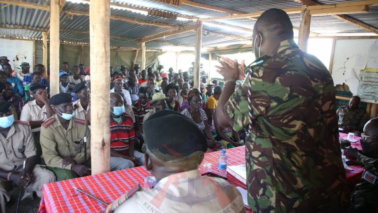 GOVERNMENT CONTINUES WITH PROJECTS IN BARINGO AND LAIKIPIA COUNTIES TO ENHANCE SECURITY