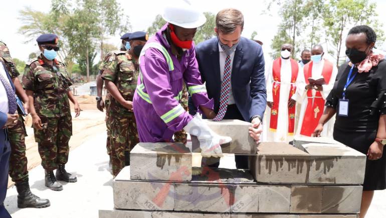 OFFICIAL CORNERSTONE LAYING CEREMONY OF THE COUNTER IMPROVISED EXPLOSIVE DEVICE TRAINING WING