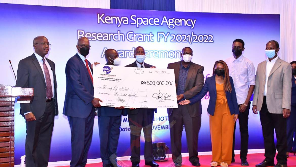 KENYA SPACE AGENCY AWARDS RESEARCH GRANTS FOR SPACE TECHNOLOGY TO UNIVERSITY STUDENTS