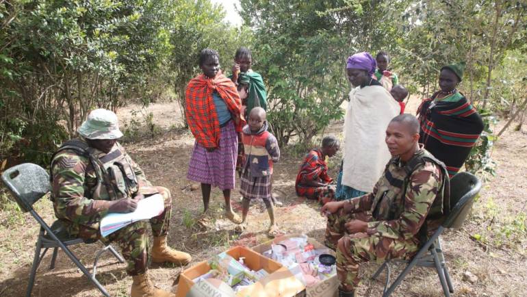 NTANGULETY RESIDENTS IN LAIKIPIA RECEIVE WATER AND MEDICAL AID