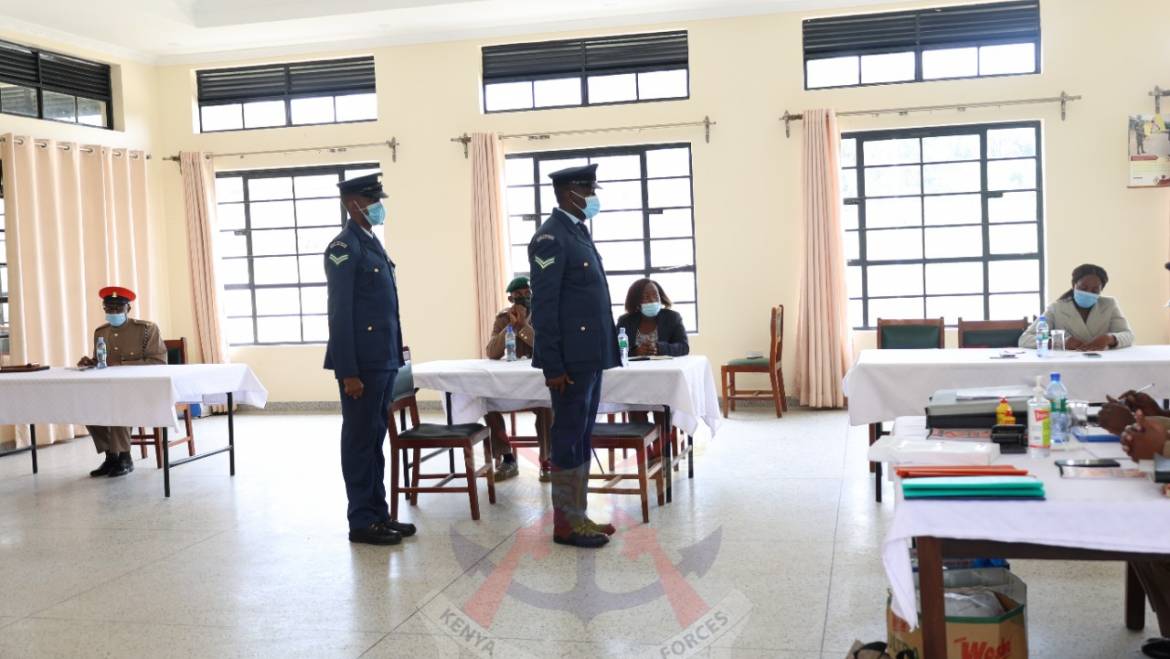 KDF SOLDIER SENTENCED TO FIVE YEARS IN PRISON  FOR RECRUITMENT MALPRACTICES