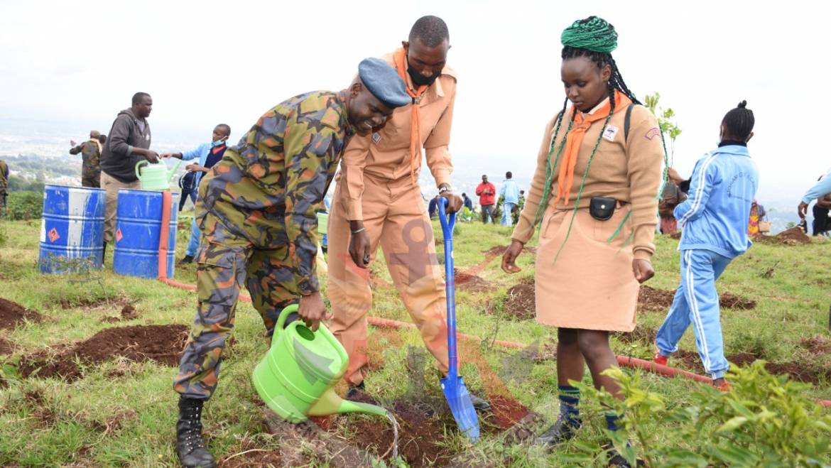 KAF PARTICIPATES IN A TREE PLANTING EXERCISE