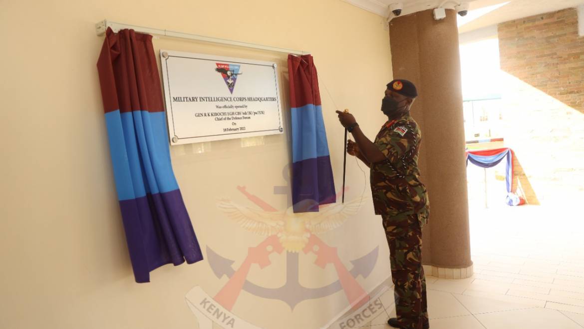 CDF OPENS MILITARY INTELLIGENCE CORPS HEADQUARTERS