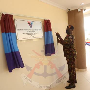 CDF OPENS MILITARY INTELLIGENCE CORPS HEADQUARTERS