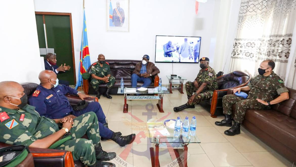 CS DEFENCE VISITS KDF TROOPS IN CONGO