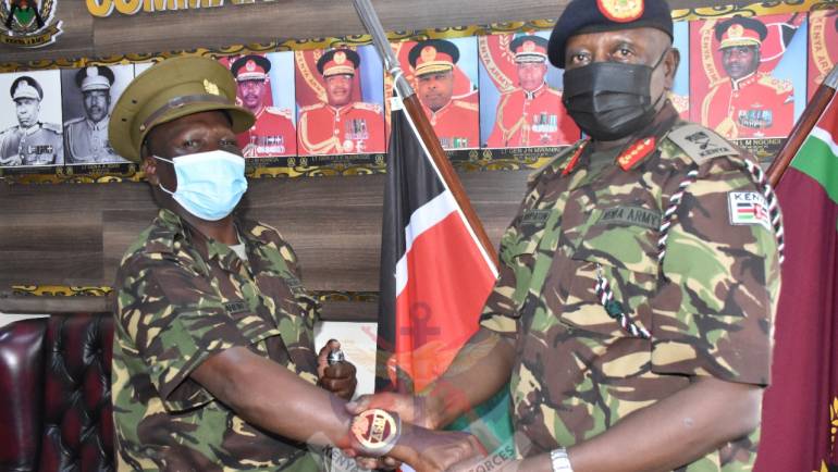 NEW SERGEANT MAJOR AT KENYA ARMY