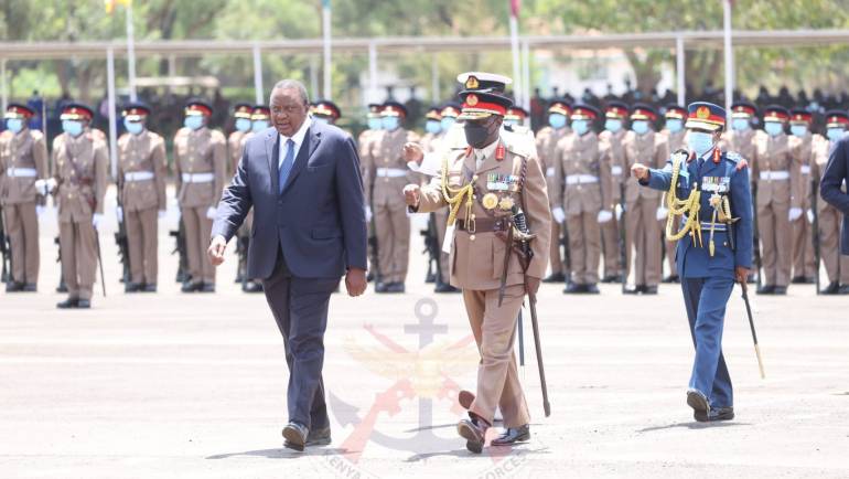PRESIDENT UHURU COMMISSIONS FIRST BATCH OF GRADUATE GENERAL SERVICE OFFICERS
