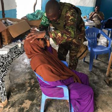KDF PROVIDES FREE MEDICAL CARE TO KUDAY RESIDENTS