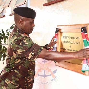 CDF COMMISIONS VIP LOUNGE AT HUMANITARIAN PEACE SUPPORT SCHOOL