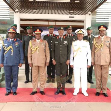 RWANDA CHIEF OF DEFENCE STAFF PAYS COURTESY CALL ON GENERAL KIBOCHI