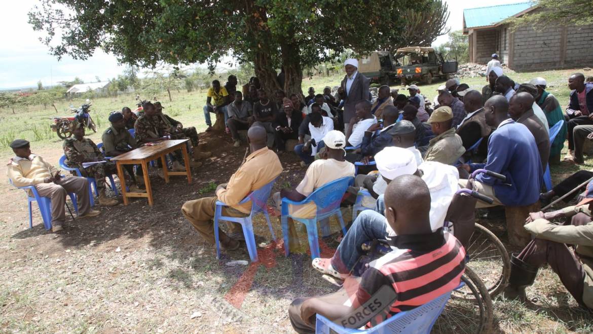 MULTI-AGENCY SECURITY TEAM HOLDS COMMUNITY OUTREACH IN LAIKIPIA