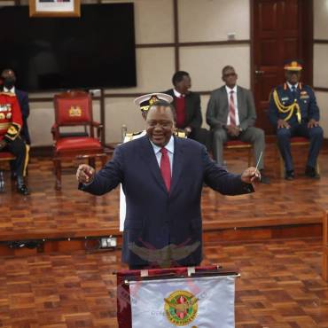 PRESIDENT UHURU KENYATTA OPENS  HEADQUARTERS FOR THE KENYA ARMY BAND AND DEFENCE FORCES SCHOOL OF MUSIC