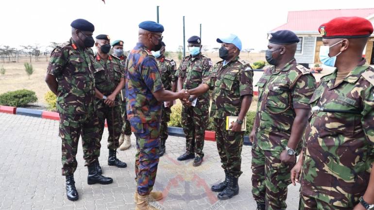 VCDF FLAGS OFF THE SECOND QUICK REACTION FORCE TEAM FOR DRC
