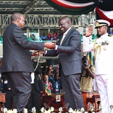 KDF CONDUCTS  STATE CEREMONIAL DUTIES DURING INAUGURATION OF KENYA’S FIFTH PRESIDENT AND C-IN-C