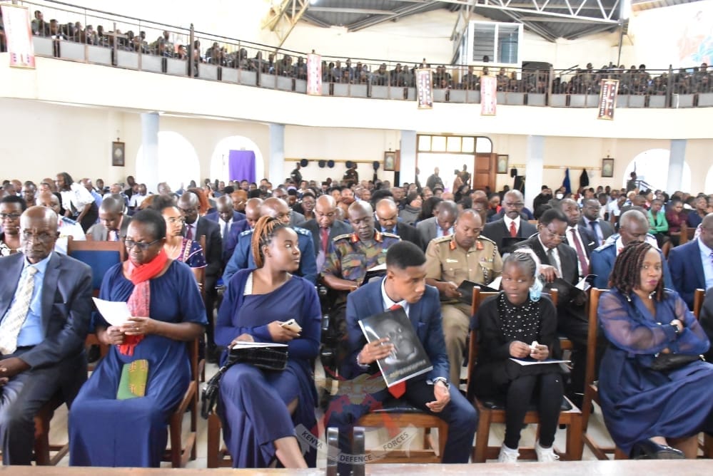 KDF FRATERNITY HOLDS REQUIEM MASS FOR THE LATE COLONEL FLAVIAN WAWERU