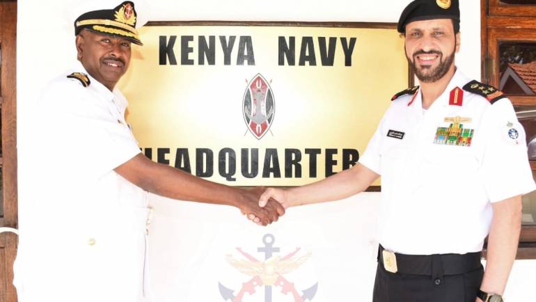 COMMANDER COMBINED TASK FORCE 150 VISITS KENYA NAVY