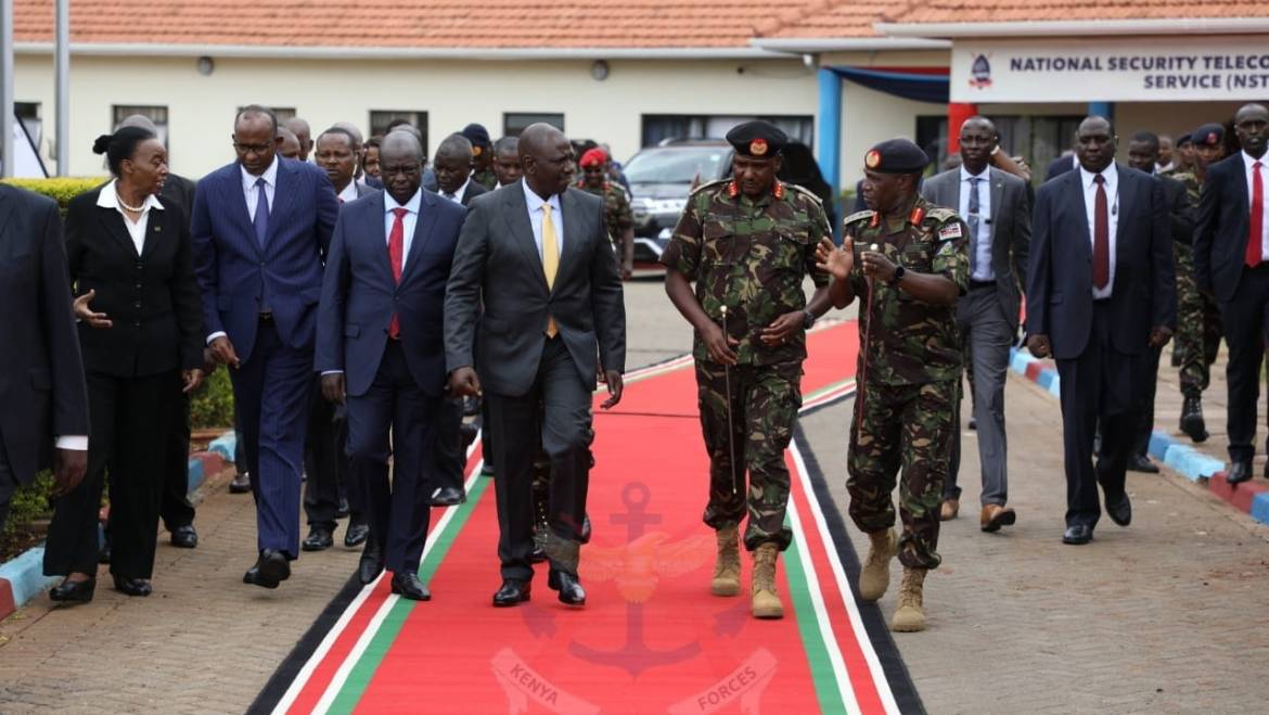 PRESIDENT FLAGS OFF KENYAN CONTIGENT TO DRC