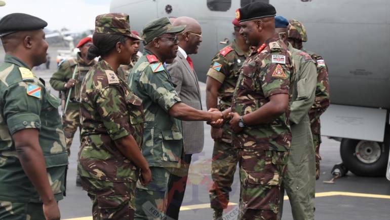 EACRF COMMANDER CALLS FOR AN END TO HOSTILITIES IN EASTERN DRC