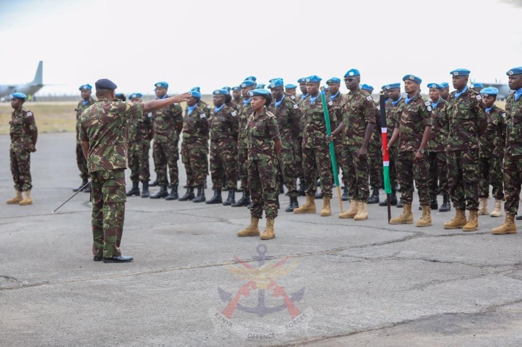 SIGNALS WARRIORS OFF TO UN MISSION IN DRC