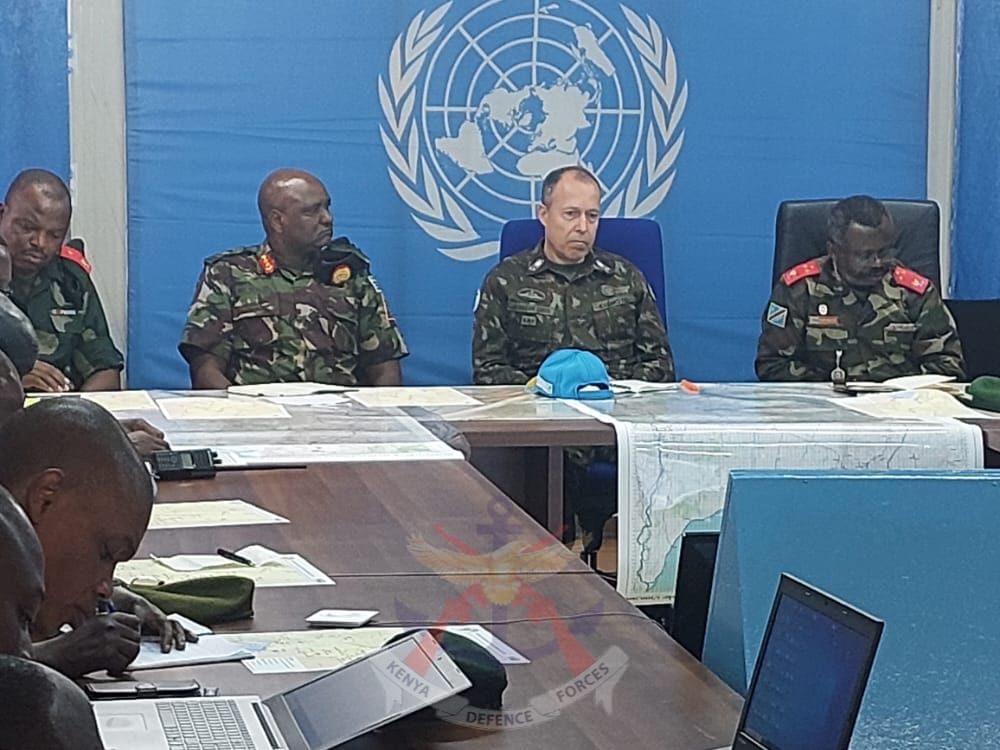 EACRF FORCE COMMANDER ENHANCES A COLLABORATIVE APPROACH IN EASTERN DRC