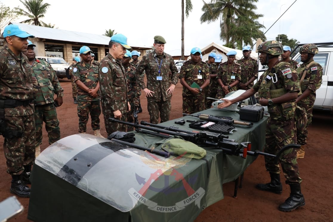 UNITED NATIONS’ TOP MILITARY CHIEF VISITS KENYAN TROOPS IN BENI, DRC