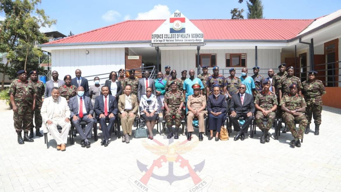 COMMISSION FOR UNIVERSITY EDUCATION  INSPECTS  DEFENCE COLLEGE OF HEALTH SCIENCES