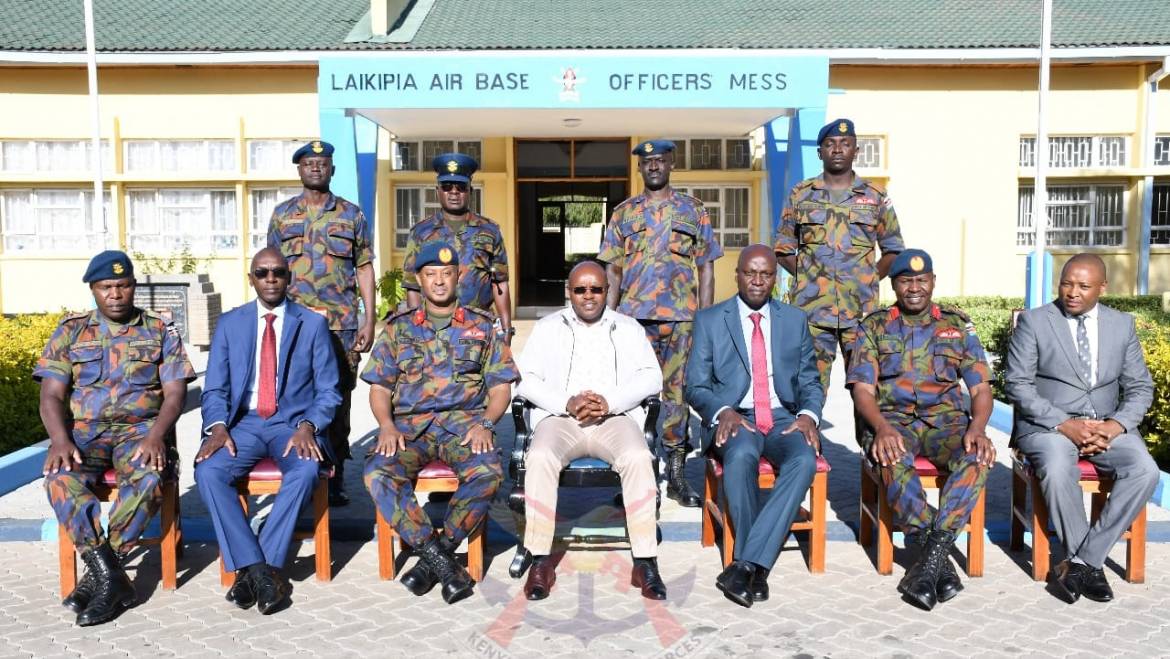 PS DEFENCE MAIDEN TOUR OF LAIKIPIA AIR BASE