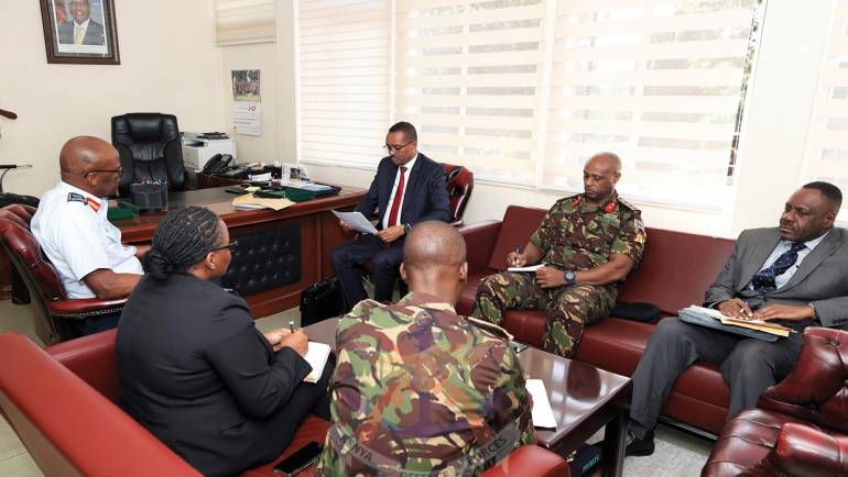 VCDF MEETS IGAD ENVOY TO SOUTH SUDAN
