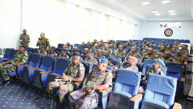 SENIOR JOINT COMMAND AND STAFF COURSE VISITS KENYA AIR FORCE