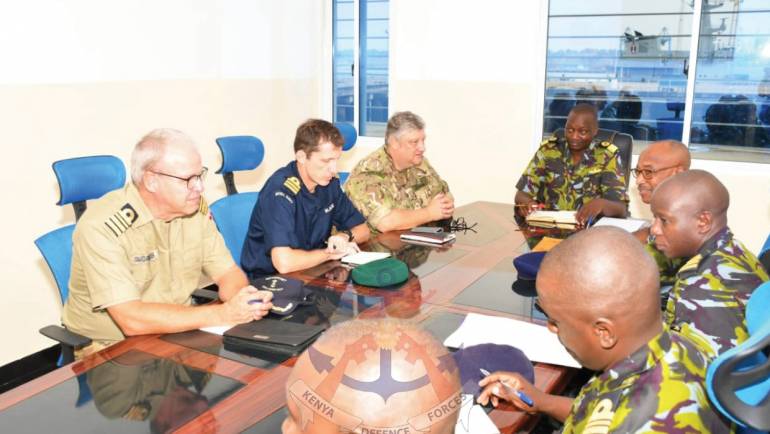 COMMANDER COMBINED TASK FORCE 150 VISITS KENYA NAVY