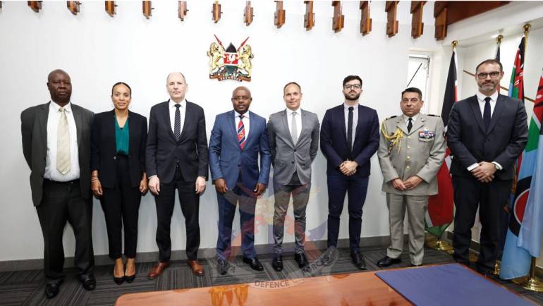 DEFENCE PS HOSTS FRENCH DELEGATION IN BID TO CEMENT COOPERATION