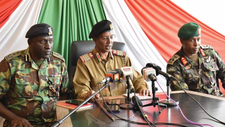 RIFT VALLEY REGIONAL COMMISSIONER ASSURES NORMALCY IN THE NORTH AS BARINGO CSIC MEETS WITH THE MULTIAGENCY OPERATION COMMANDERS.