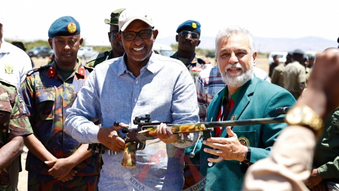 CS DEFENCE OFFICIATES CLOSING CEREMONY OF KENYA SPORTS SHOOTING CHALLENGE