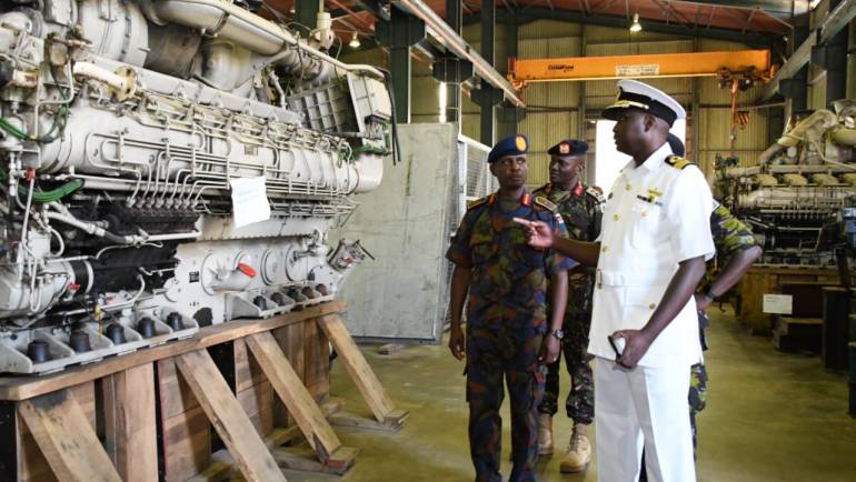 THE SENIOR JOINT COMMAND AND STAFF COURSE VISIT KENYA NAVY
