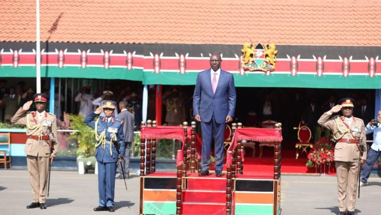 PRESIDENT RUTO COMMISSIONS GENERAL SERVICE OFFICER CADETS