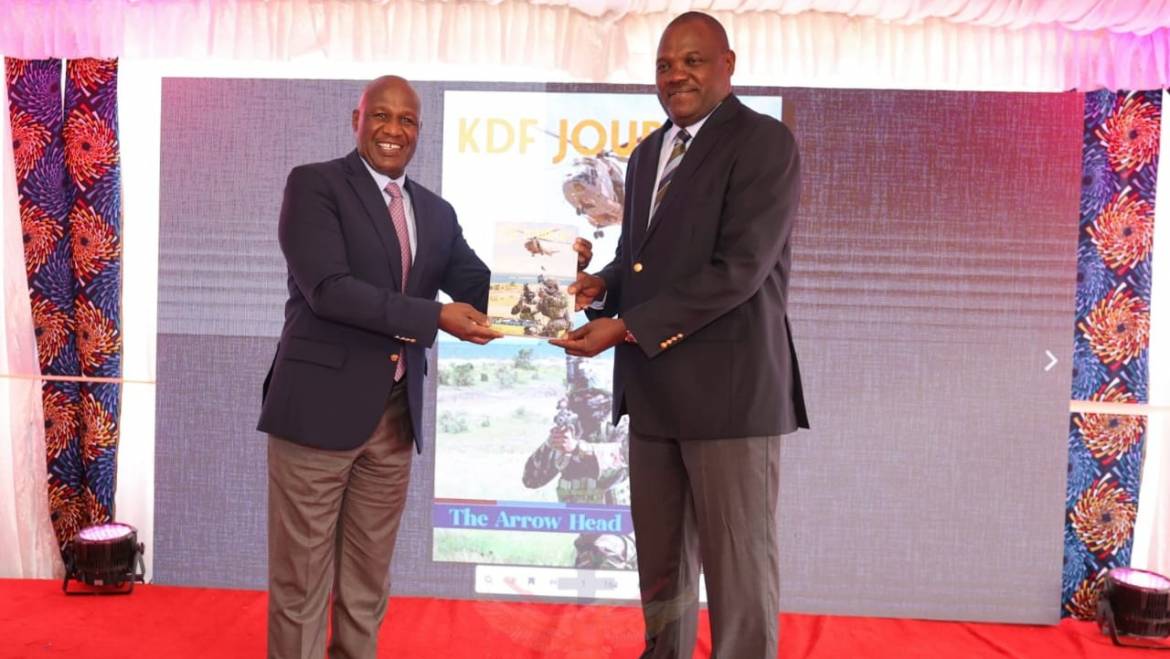 GENERAL KIBOCHI PRESIDES OVER KDF JOURNAL  FIRST EDITION LAUNCH