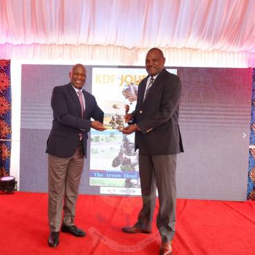 GENERAL KIBOCHI PRESIDES OVER KDF JOURNAL  FIRST EDITION LAUNCH
