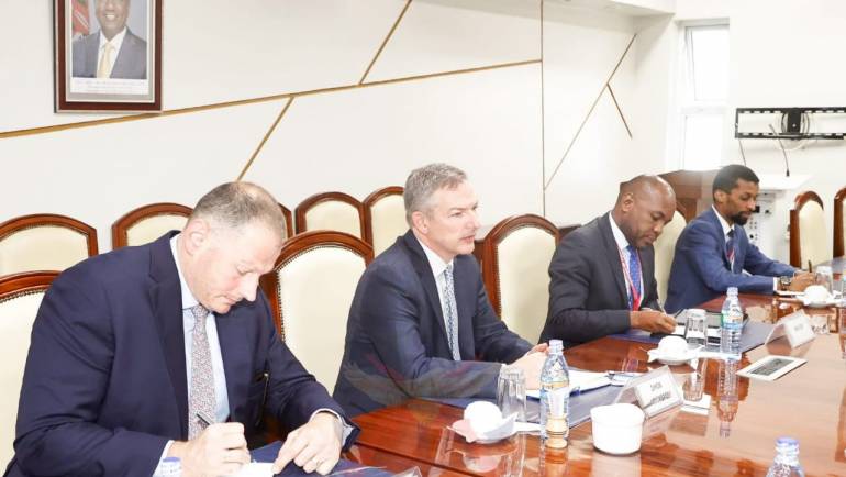 DEFENCE PS HOSTS  DEPUTY HEAD OF MISSION OF THE  US EMBASSY, NAIROBI