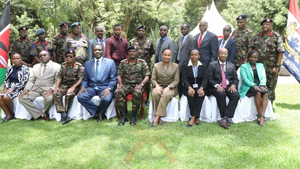 DELEGATION FROM THE OFFICE OF DIRECTOR OF PUBLIC PROSECUTION VISITS KDF LEARNING INSTITUTIONS FOR BENCHMARKING PURPOSES