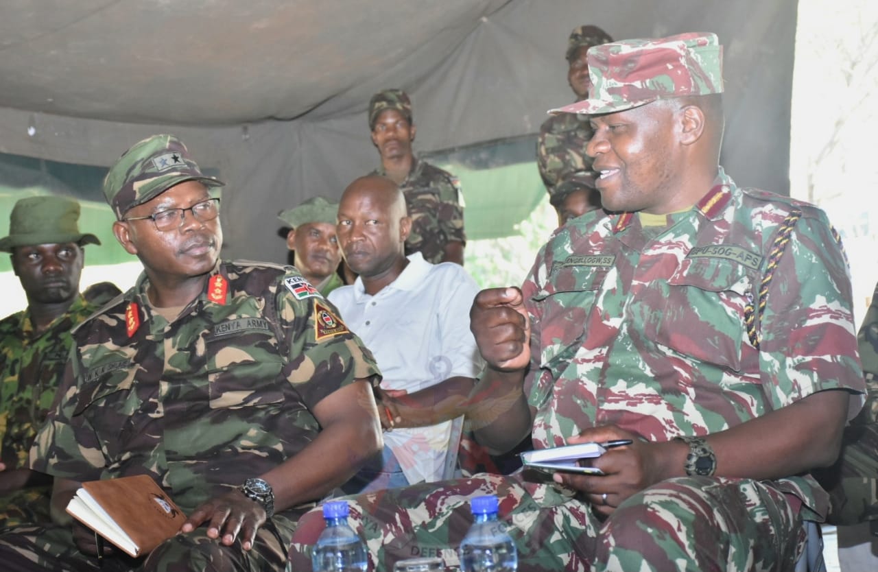 DEPUTY COMMANDER KENYA ARMY VISITS TROOPS UNDER ‘OPERATION MALIZA ...