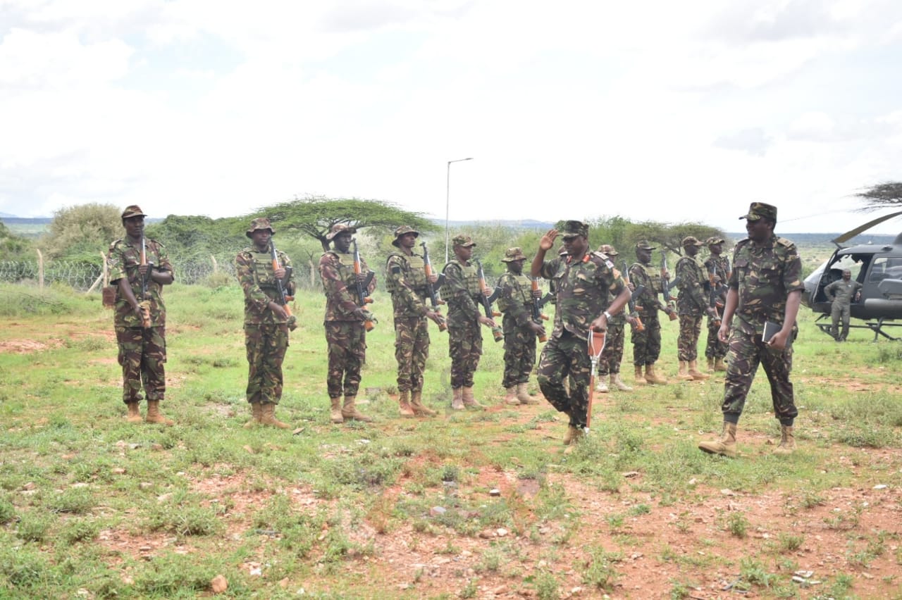 DEPUTY COMMANDER KENYA ARMY VISITS TROOPS UNDER ‘OPERATION MALIZA ...